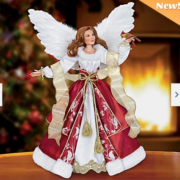 Ashton Drake winters joyful blessings angel NEW